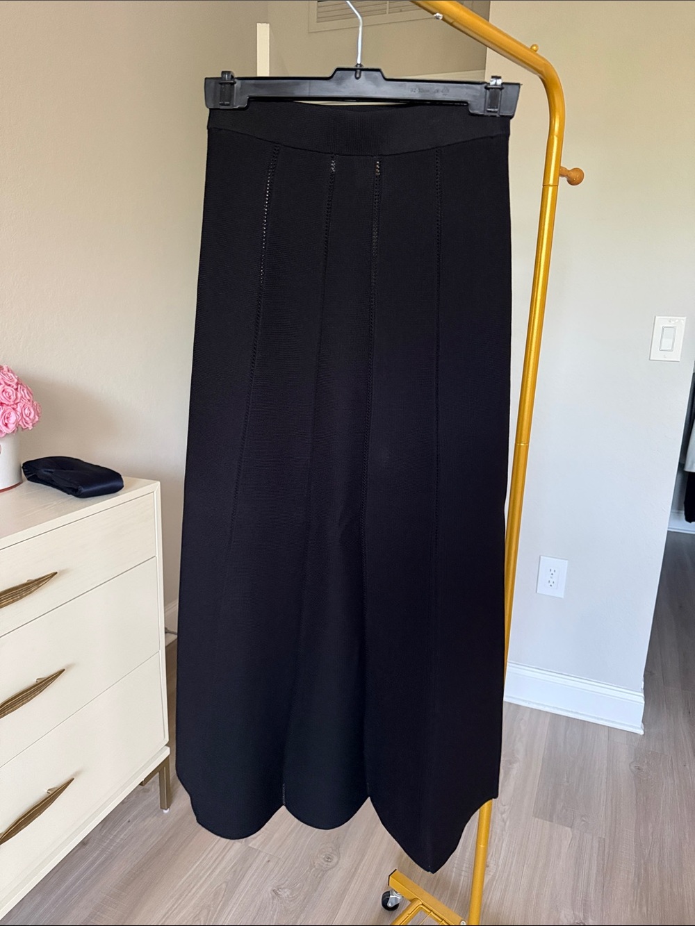 Zimmermann Black Knitted Midi Skirt - Picture 4 of 6
